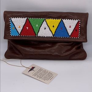 Matonyok Leather Clutch Made in Africa
